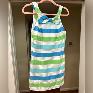 Lilly Pulitzer Striped Dress with Bow Detail. EUC, size 6